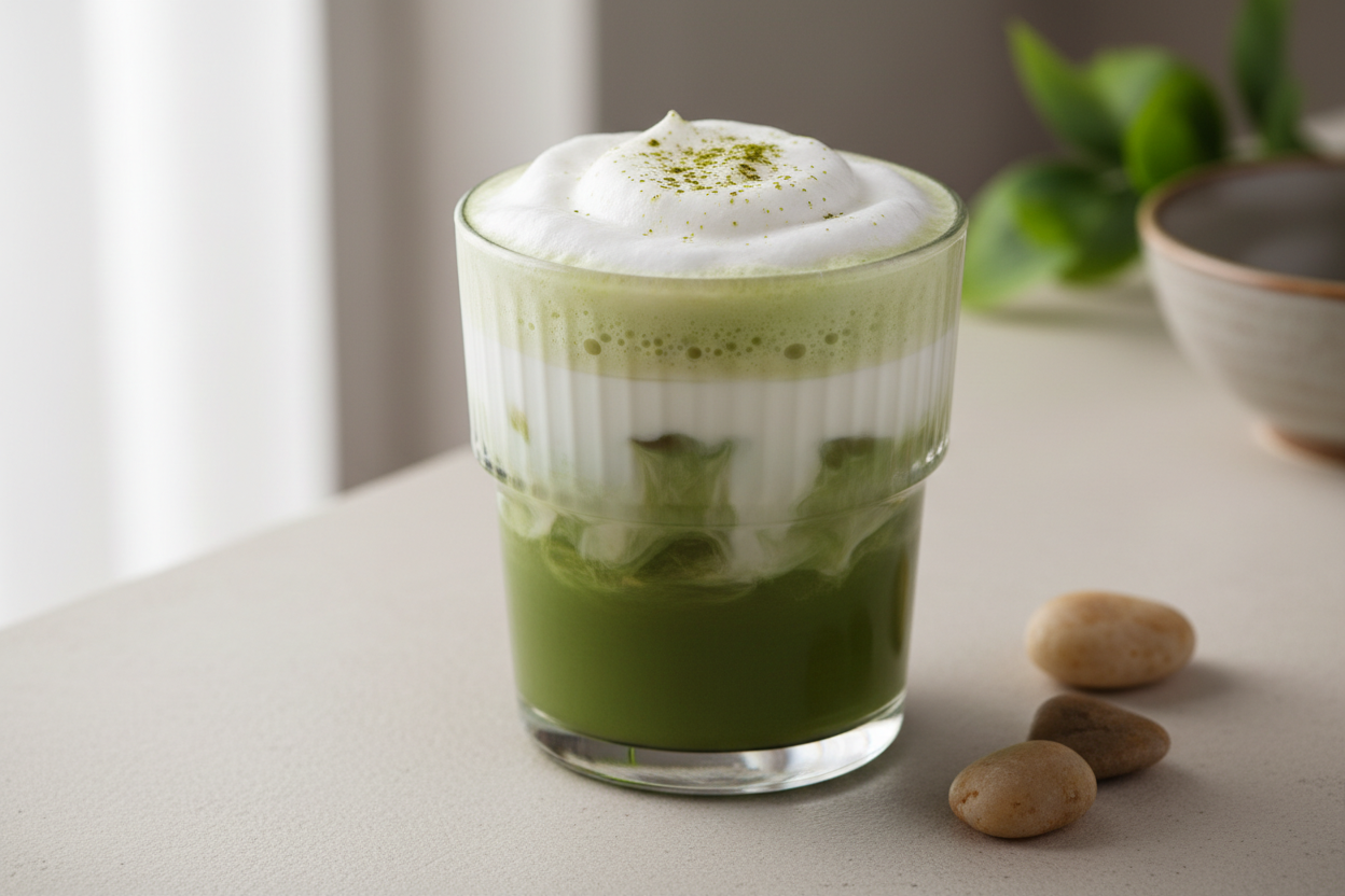 Coconut Matcha Latte: A Tropical Take on the Traditional Ritual