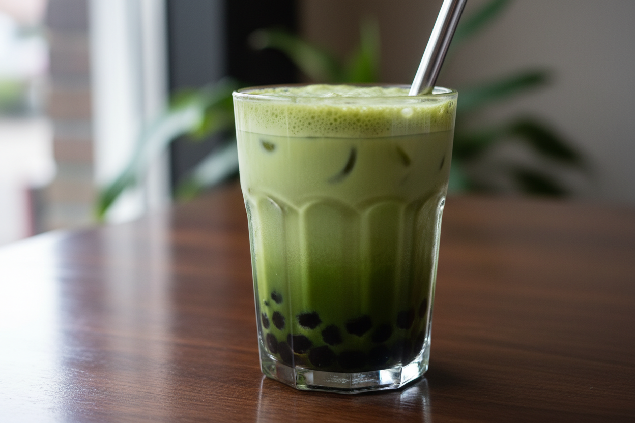 Matcha Bubble Tea (Boba): Playful Calm in Every Sip