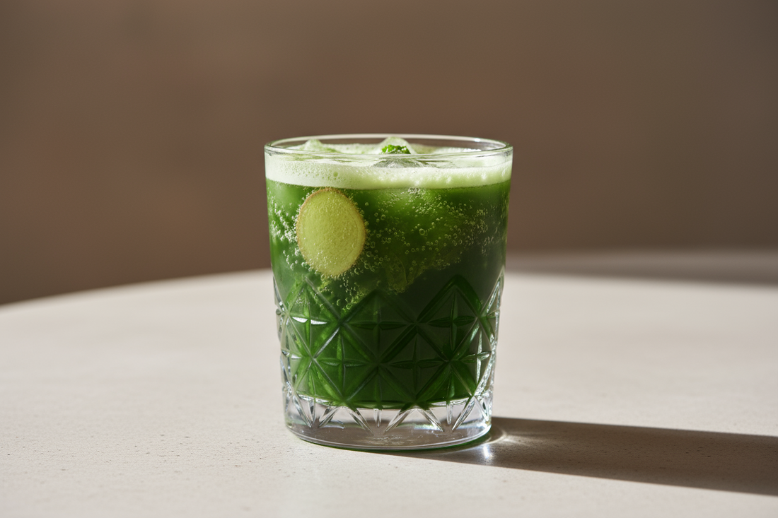 Matcha Ginger Fizz: A Sparkling Moment of Clarity