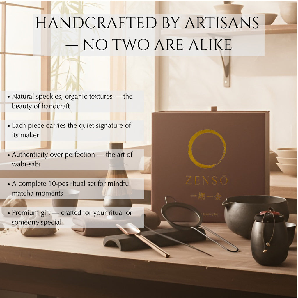 ZENSŌ 10-piece Matcha Ceremony Set (Matcha Whisk Set)