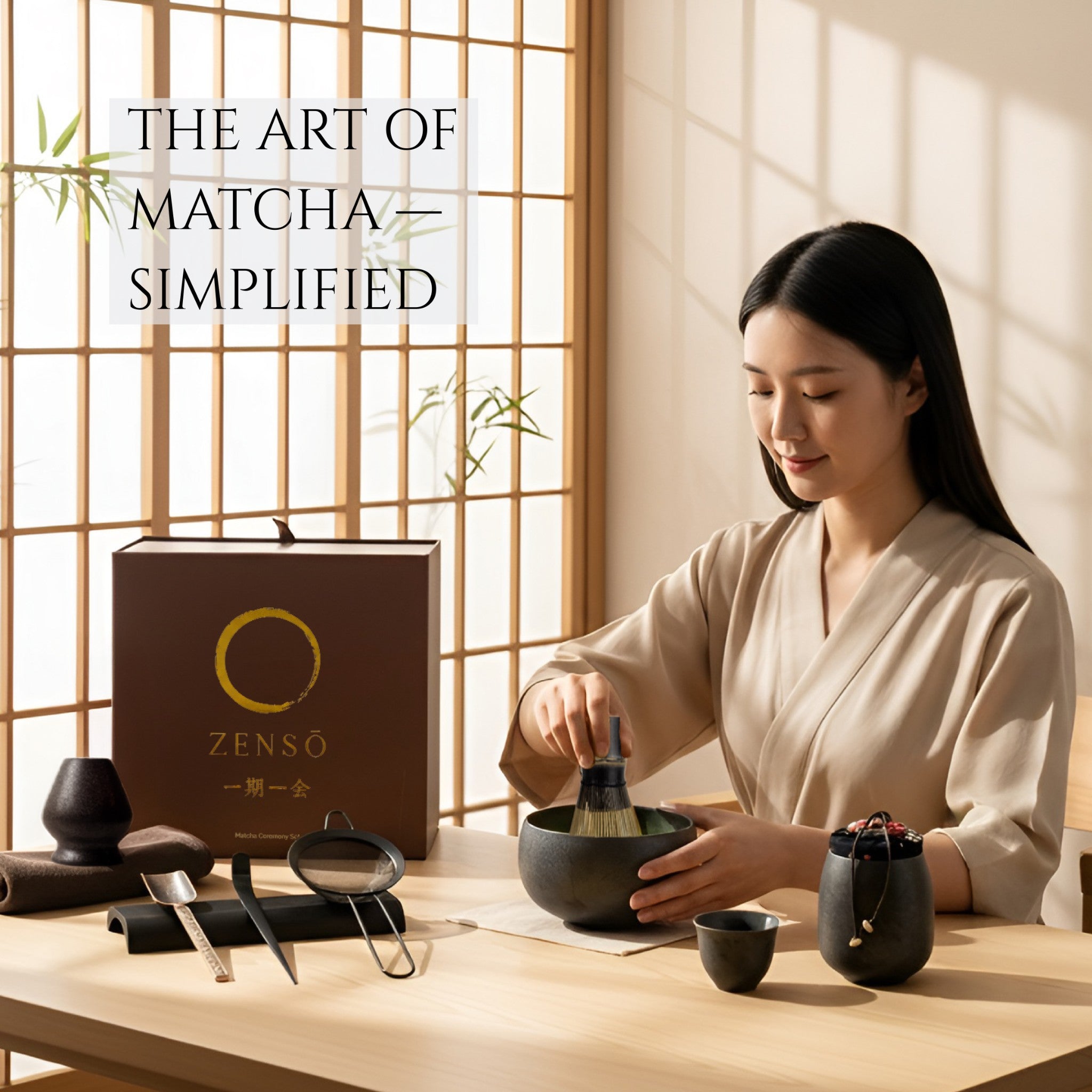 ZENSŌ 10-piece Matcha Ceremony Set (Matcha Whisk Set)